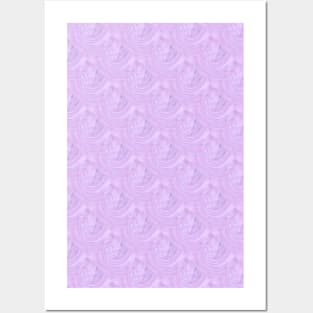 Pastel Pink Purple Swirl Pattern Posters and Art